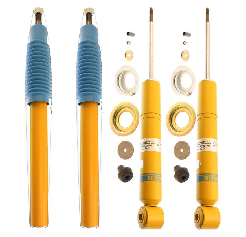 BMW Suspension Strut and Shock Absorber Assembly Kit - Front and Rear (B6 Performance) - Bilstein 3802252KIT